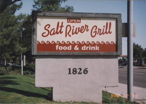 Salt River Grill  -  1826  North Scottsdale Road, Tempe, Arizona