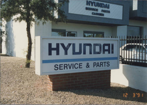 Hyundai Service & Parts   -  2404 North  Scottsdale Road,  Tempe, Arizona