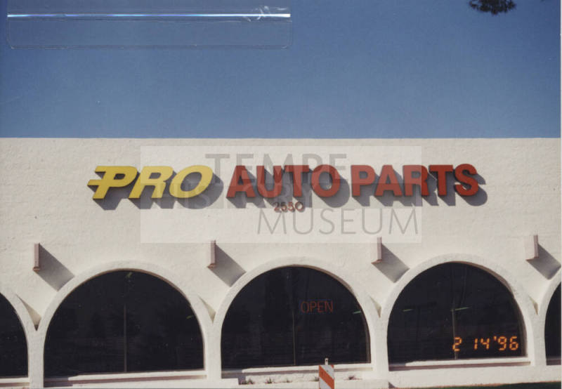 Pro Auto Parts  -  2550  North Scottsdale Road,  Tempe, Arizona