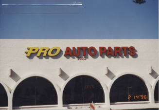 Pro Auto Parts  -  2550  North Scottsdale Road,  Tempe, Arizona