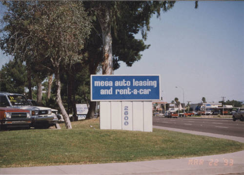 Mesa Auto Leasing & Rent-A-Car -  2600  North Scottsdale Road,  Tempe, Arizona