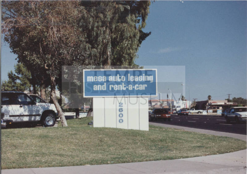 Mesa Auto Leasing & Rent-A-Car -  2600  North Scottsdale Road,  Tempe, Arizona