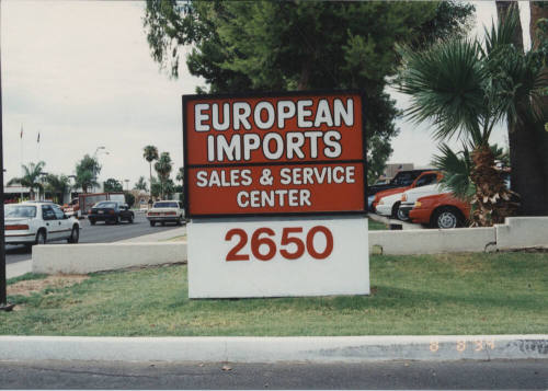 European Imports -  2650  North  Scottsdale Road,  Tempe, Arizona
