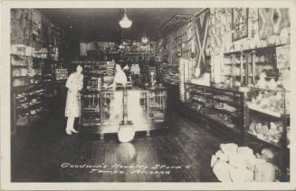 B/W of Goodwin's Novelty Store