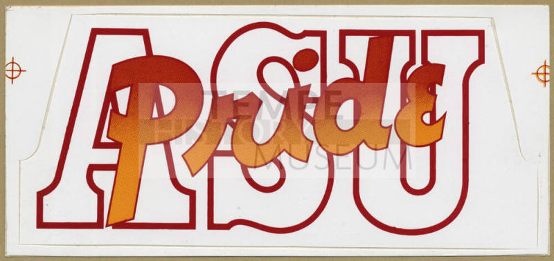 "ASU Pride" Bumpersticker.