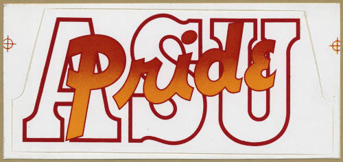 "ASU Pride" Bumpersticker.