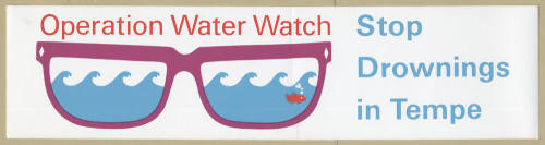"Operation Water Watch" Bumpersticker.