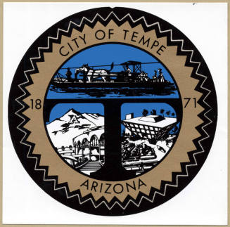 City of Tempe Logo Sticker.