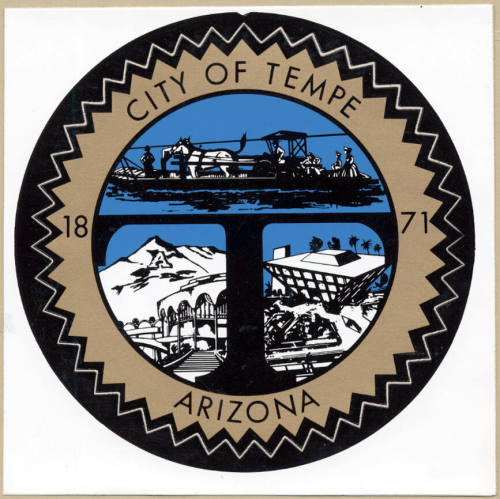 City of Tempe Logo Sticker.