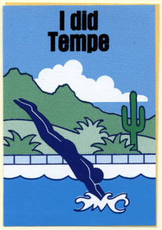 "I Did Tempe" sticker