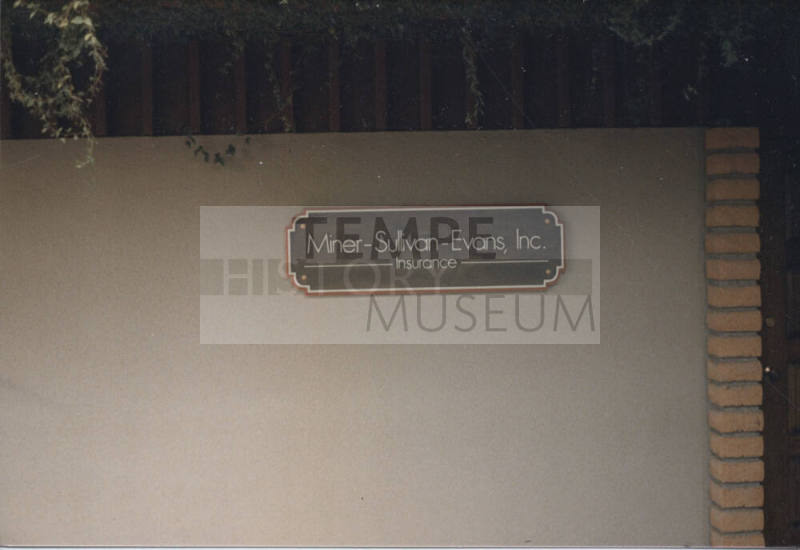 Miner, Sullivan, Evans Inc. - 428 East Southern Avenue, Tempe, Arizona
