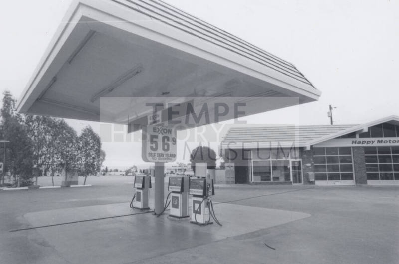 Exxon Gasoline Station - 909 East Broadway Road, Tempe, Arizona