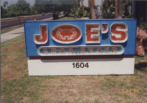 Joe's Crab Shack   - 1604 East Southern Avenue,  Tempe, Arizona