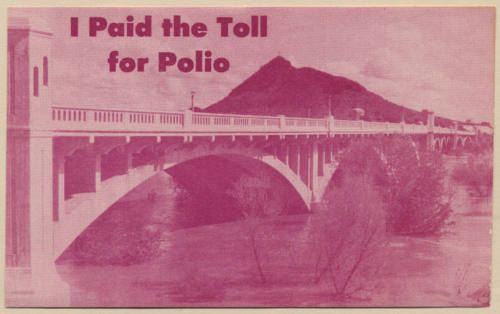 "I Paid the Toll For Polio" Sticker.