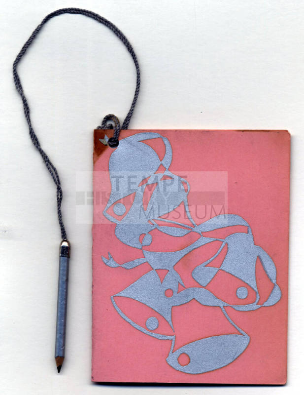 Tempe High Coed Dance Card, Dec. 19, 1953.