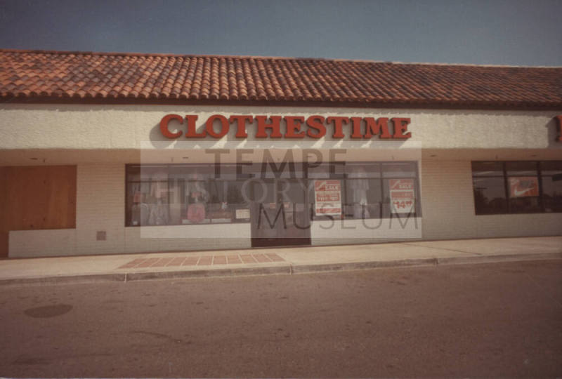 Clothestime  -  1538  East Southern Avenue,  Tempe, Arizona