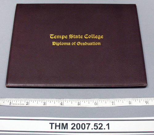 Tempe State Teachers College Diploma 1928 - Joel Avery Benedict