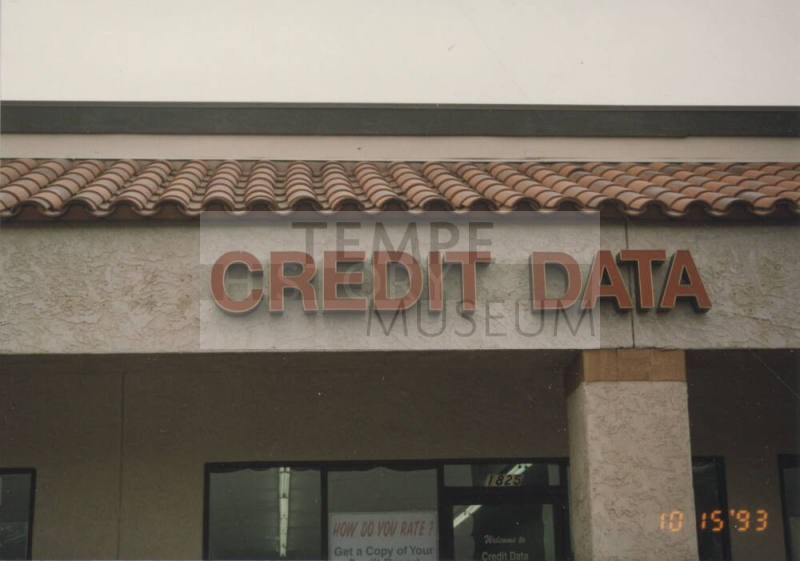 Credit Data   - 1825  East Southern Avenue, Tempe, Arizona