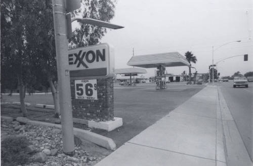 Exxon Gasoline Station - 909 East Broadway Road, Tempe, Arizona