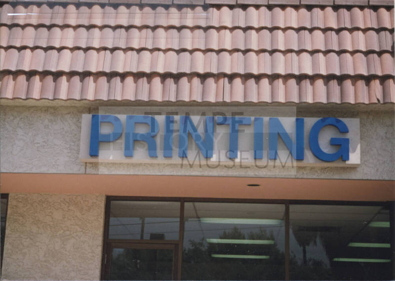 (Printing)  -  2066  East  Southern Avenue, Tempe, Arizona