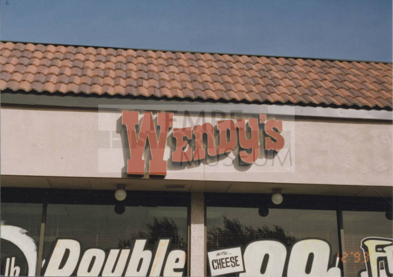 Wendy's, 2704 West Southern Aveune, Tempe, AZ.