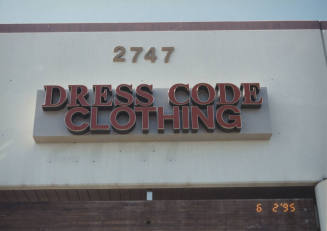 Dress Code Clothing - 2747 West Southern Aveune, Tempe, AZ.