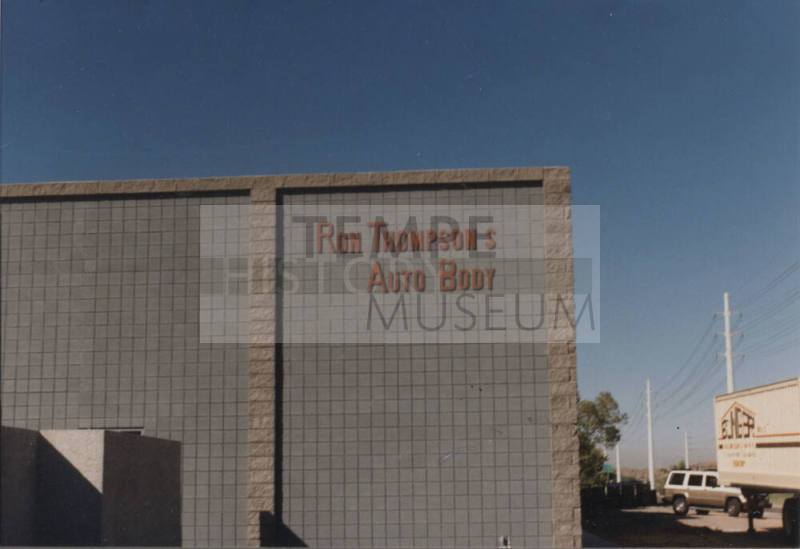 Ron Thompson's Auto Body - 950 North Stadem Drive, Tempe, AZ.