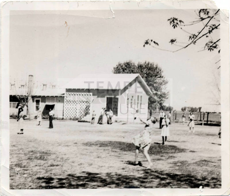 Rural School and Playground Circa 1937.