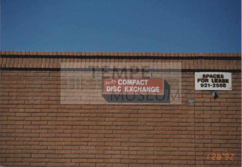 Bird's Compact Disc Exchange - 122 East University Drive, Tempe, AZ.