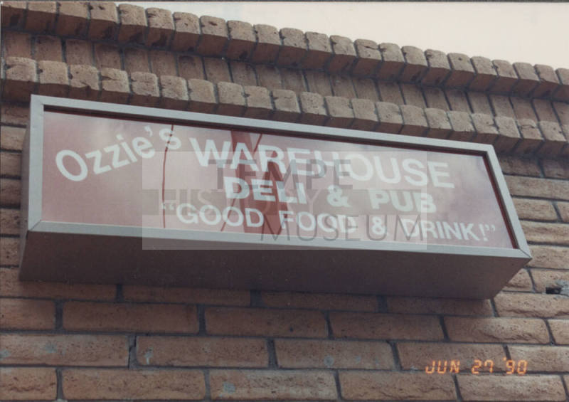 Ozzie's Warehouse Deli & Pub - 130 East University Drive, Tempe, AZ.