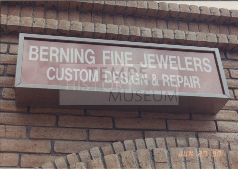 Berning Fine Jewelers - 130 East University Drive, Tempe, AZ.