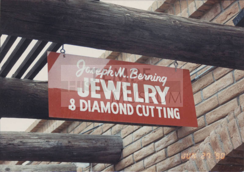 Joseph M Berning Jewelry - 130 East University Drive, Tempe, AZ.