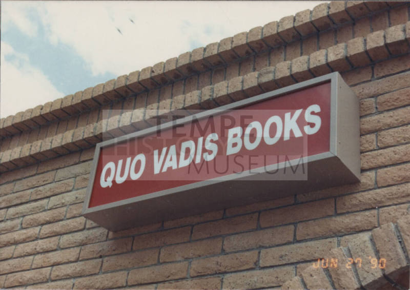 Quo Vadis Books - 130 East University Drive, Tempe, AZ.