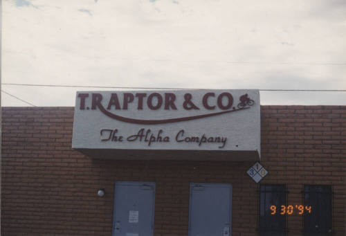 T. Raptor & Co; The Alpha Company  - 733  West University Drive , Tempe, Arizona