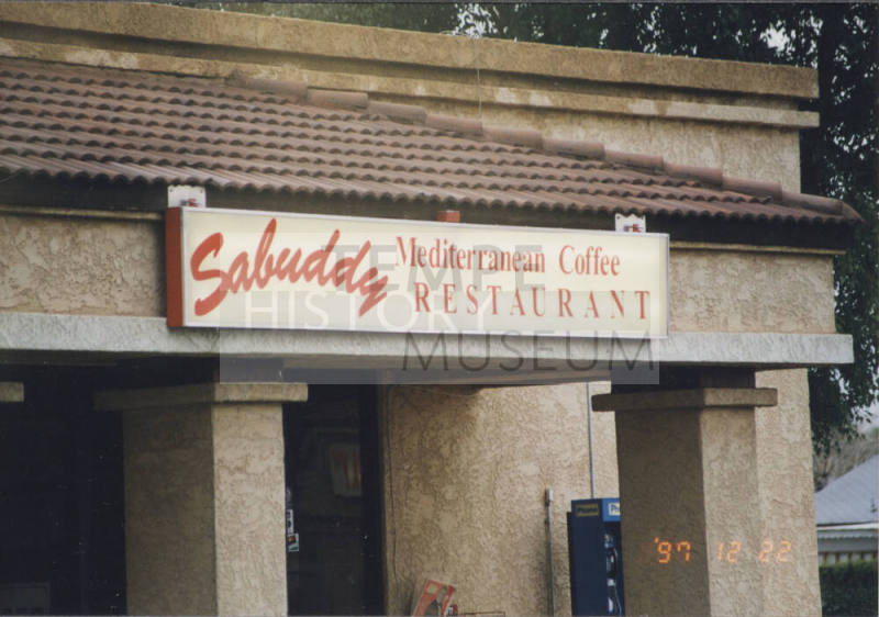 Sabuddy Mediterranean Restaurant  -   825 West  University Drive, Tempe, Arizona