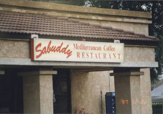 Sabuddy Mediterranean Restaurant  -   825 West  University Drive, Tempe, Arizona