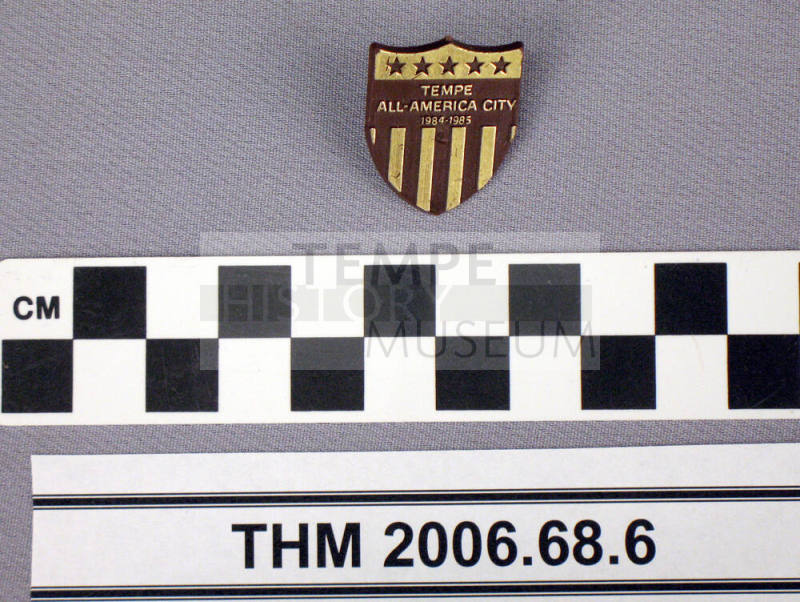 Tempe All-America City 1984-1985 Button.