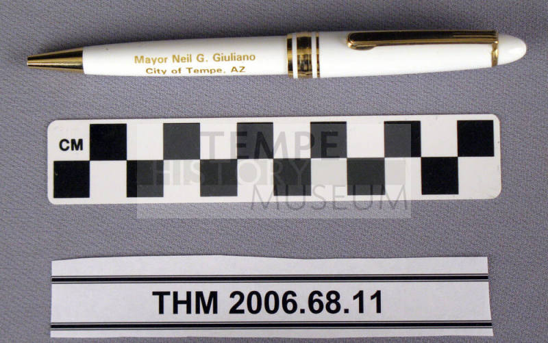 Mayor Neil G. Giuliano Commemorative Pen.