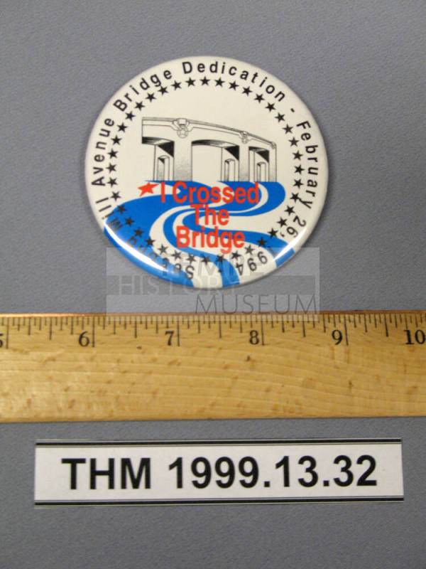 "I Crossed the Bridge" button