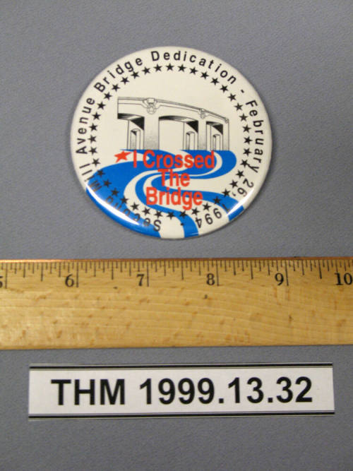 "I Crossed the Bridge" button