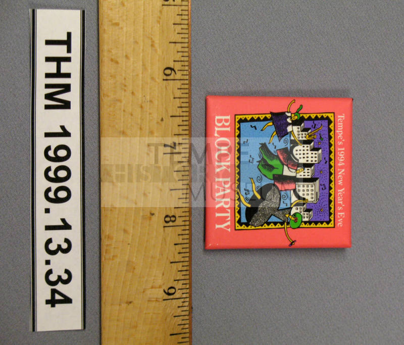 Tempe 1994 Block Party button