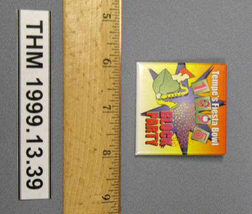 Tempe's 1995 Fiesta Bowl Block Party button