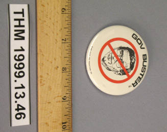 "Gov Buster", Impeach Evan Mecham button