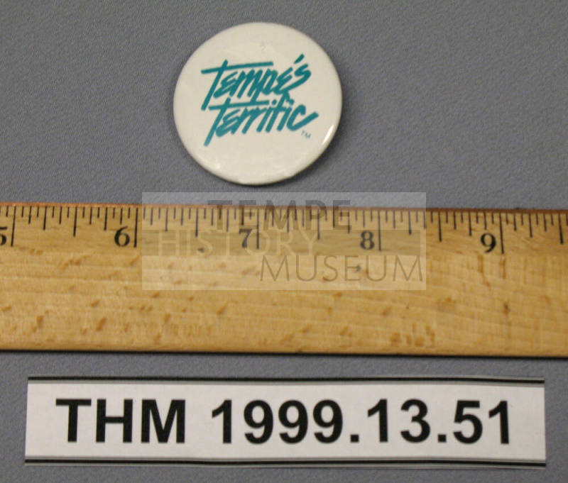 Tempe's Terrific button