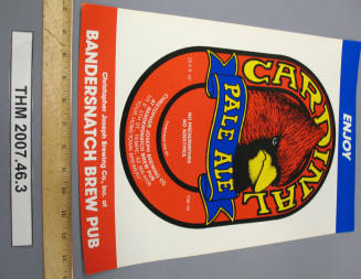 Cardinal Pale Ale, Bandersnatch Brewery Pub Poster