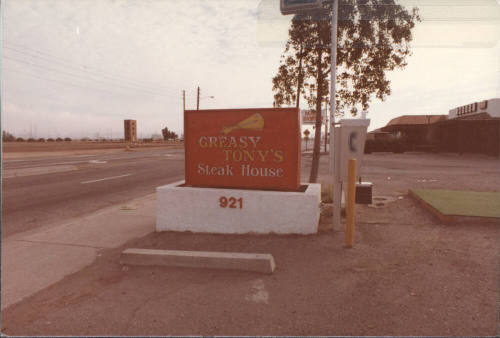 Greasy Tony's Steak House  - 921  East University Drive, Tempe,  Arizona