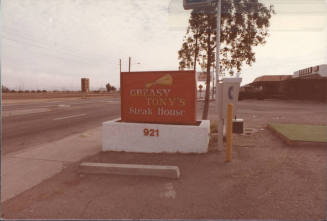 Greasy Tony's Steak House  - 921  East University Drive, Tempe,  Arizona
