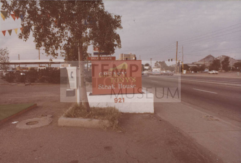 Greasy Tony's Steak House  - 921  East University Drive, Tempe,  Arizona
