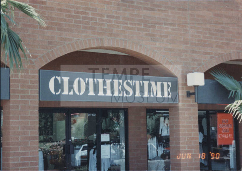 Clothestime  -   930  East University Drive, Tempe, Arizona