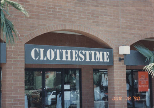 Clothestime  -   930  East University Drive, Tempe, Arizona